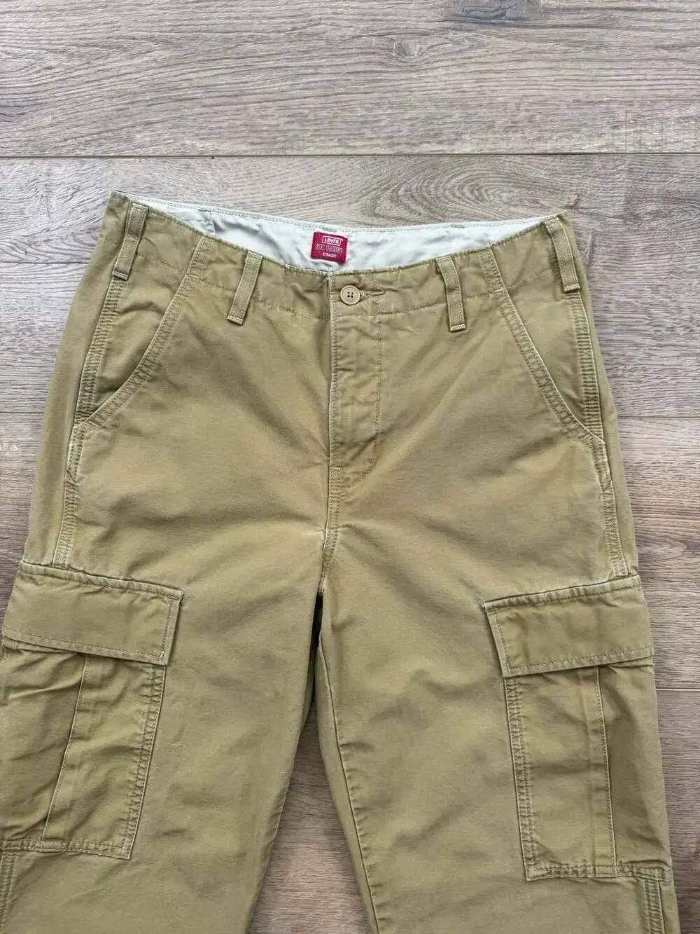 Levi’s XX Cargo Straight Fit Men’s Pants Beige 100% Cotton W31 L30